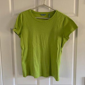 Izod Ladies 100% Cotton Crew Neck Short Sleeve Tee Size L